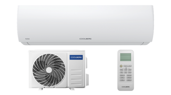 Инверторная сплит-система Coolberg Runa CI-12R1-IN/OUT (3 кВт, Wi-Fi, 35 м²)