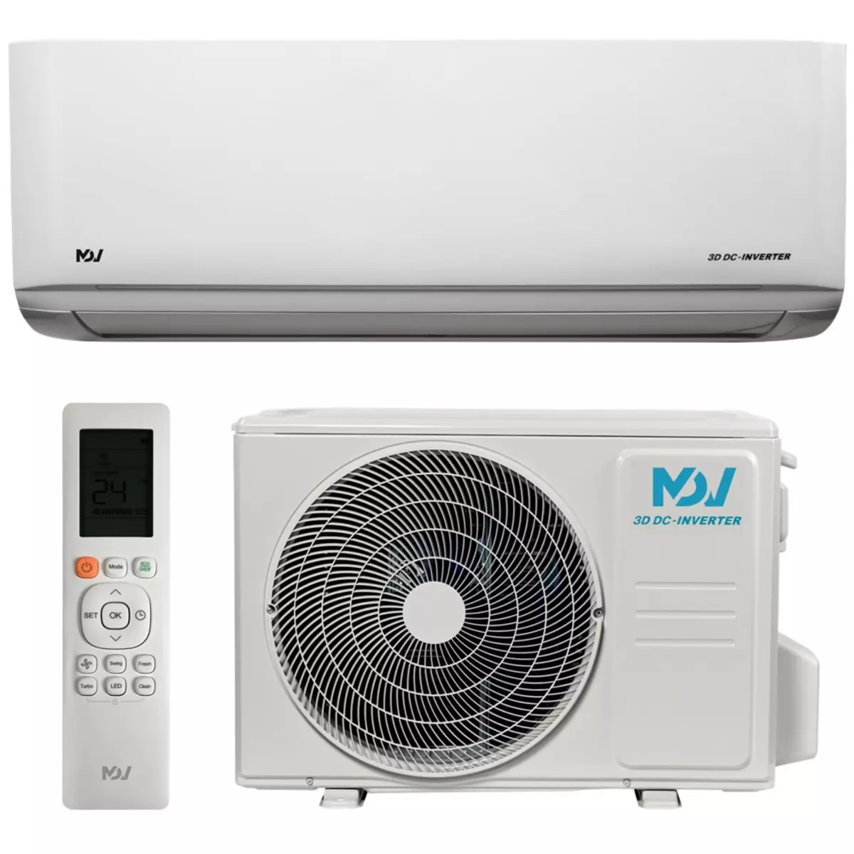 Инверторный кондиционер MDV MDSAL-18HRFN8 / MDOAG-18HFN8 (18 кБТЕ, A++) — монтаж и установка в Новосибирске