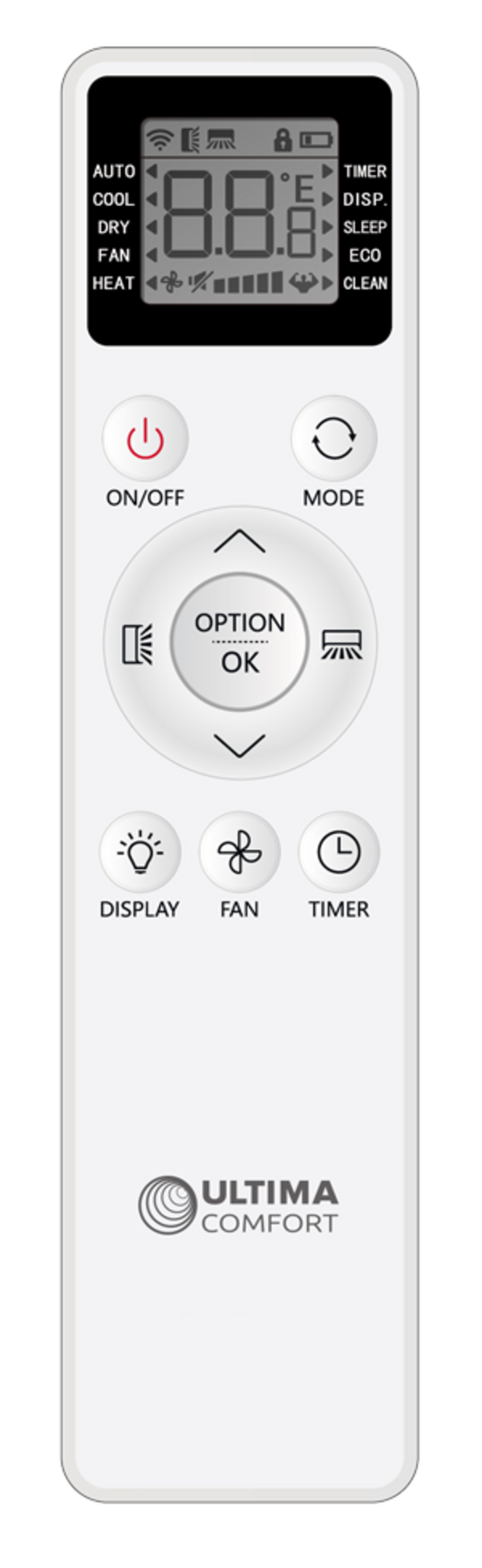Сплит-система Ultima Comfort ECLIPSE ECL-12PN на 24-33 м², мощность 12 кВт, цвет белый — фото 4