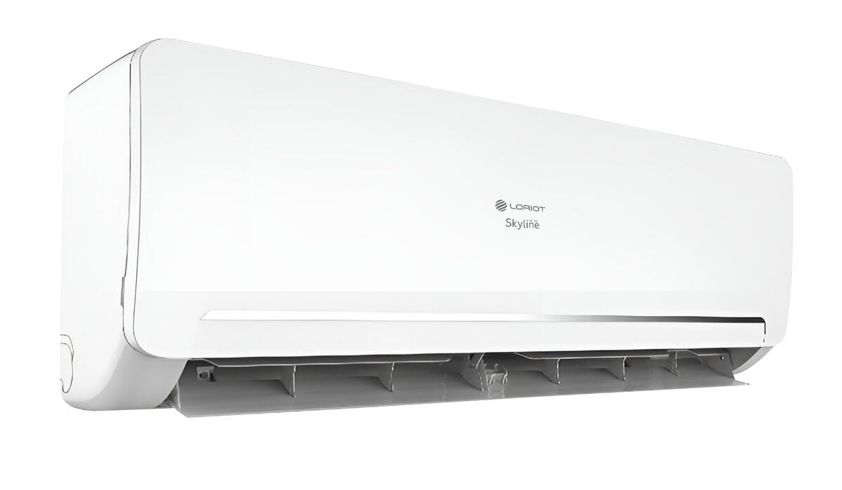 Настенный кондиционер Loriot LAC-07AQ Skyline: мощность 2,1 кВт, 4D Air Flow, теплообменник Golden FIN